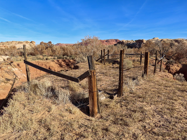 Corral collapsing into a chasm