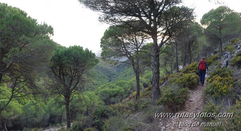 Sierra de Mijas desde Churriana hasta Osunillas