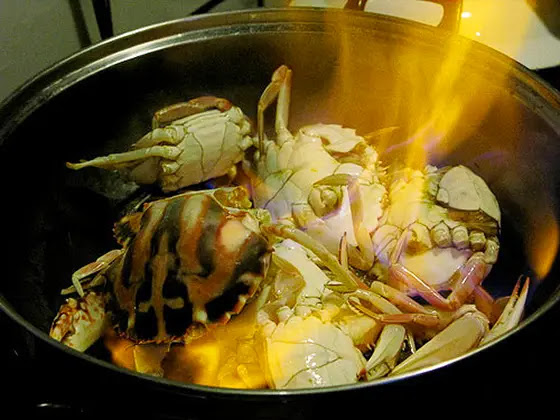 chinese, drunken crab, recipe, rose essence liquor, rose essence wine, 玫瑰露, 醉蟹