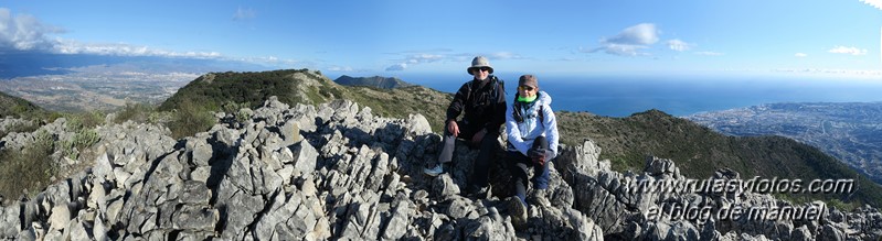 Sierra de Mijas desde Puerto Colorado