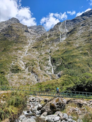 Milford Track waterfalls