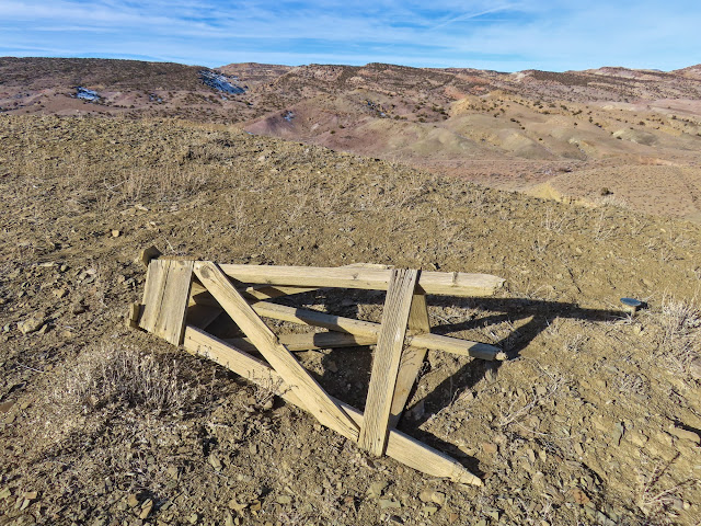 Wooden survey tower