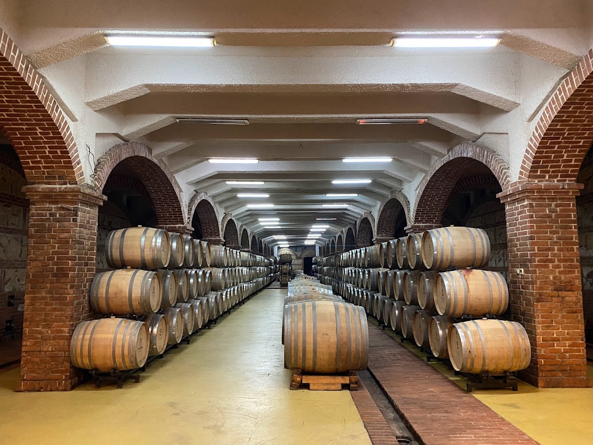Tikves winery cellars