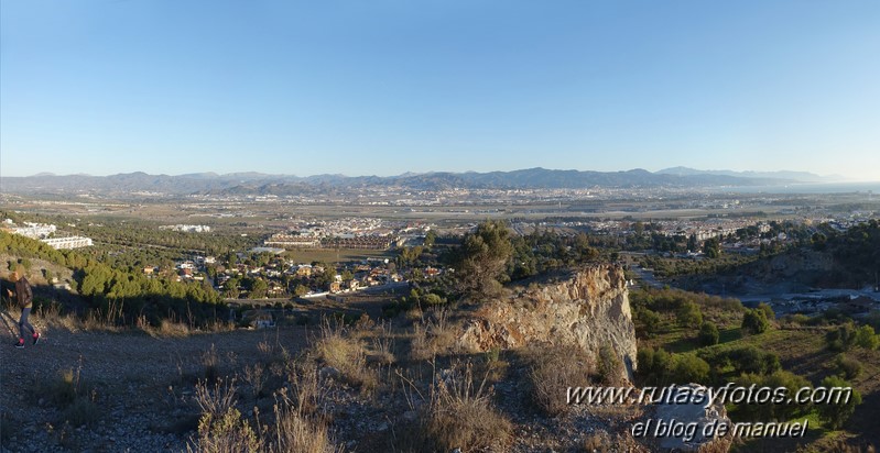 Sierra de Mijas desde Churriana hasta Osunillas