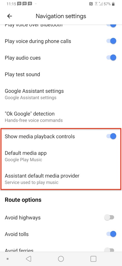 Look for “Assistant default media provider.” Here’s where things get tricky. You’ll have to pick from the limited available options. No custom music apps allowed!