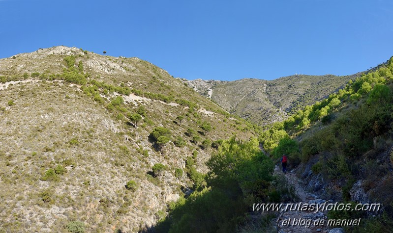 Sierra de Mijas desde Puerto Colorado