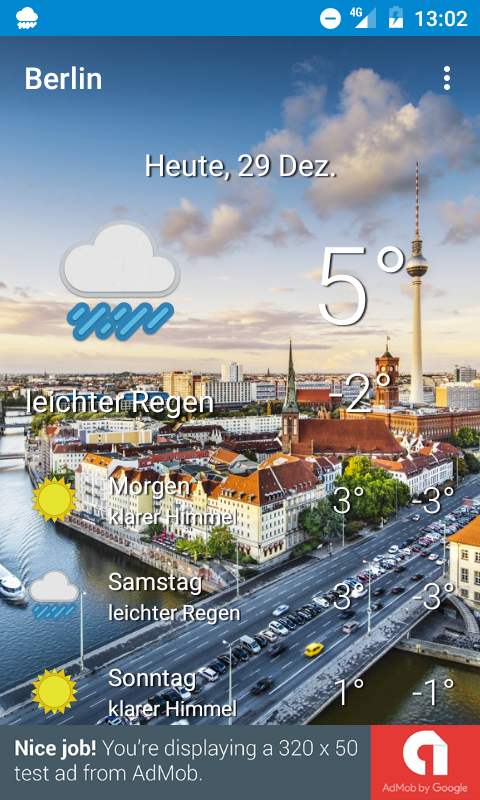 Berlin - Das Wetter Screen 1