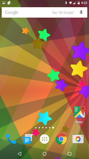 Colorful Stars Live Wallpaper