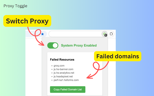 Proxy Toggle: Simple System Proxy Switcher