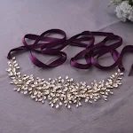 Gold with Purple Ribbon
