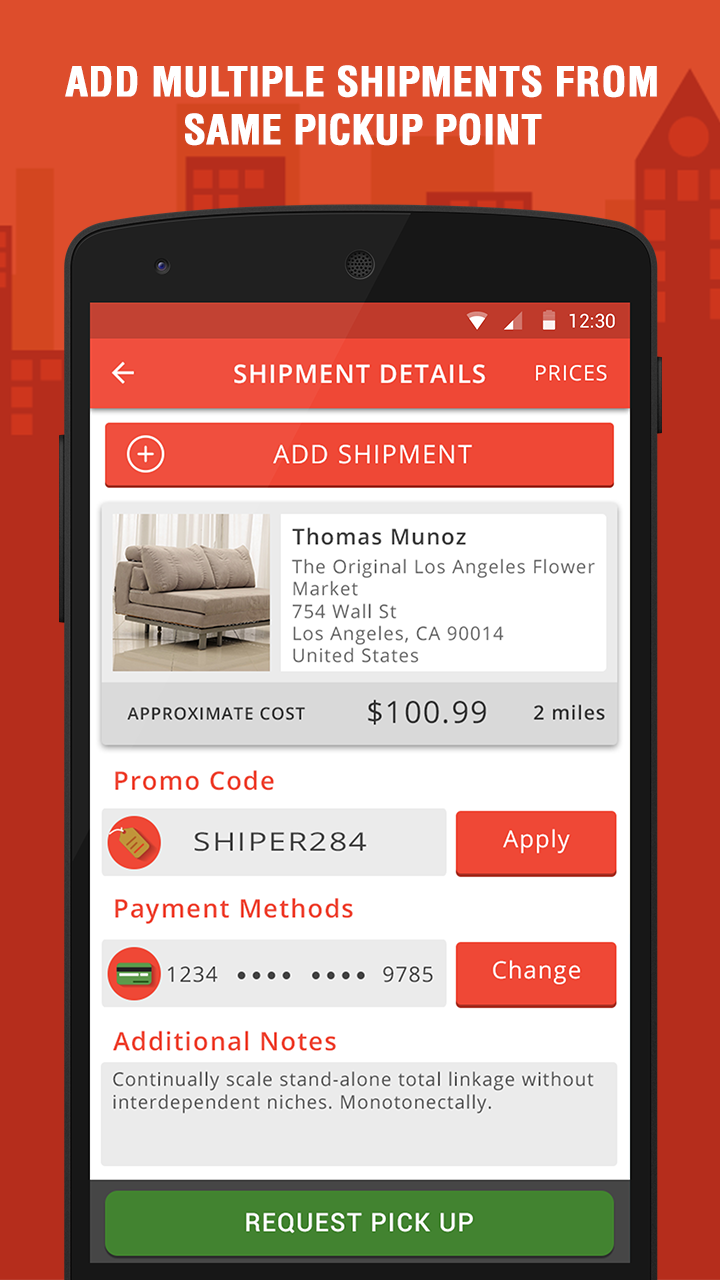 Shypr-For On Demand Deliveries Screen 3