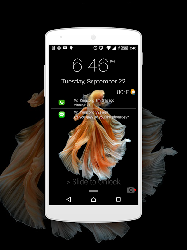 LockScreen IOS9 Style iPhone6s