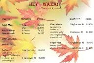 Hey Waza! menu 1