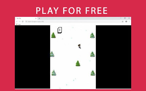 Tap Skier Game for Chrome