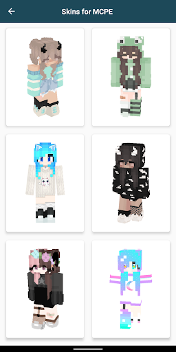 Screenshot Girls Skins for Minecraft PE