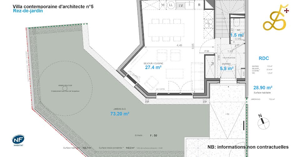Vente appartement 5 pièces 142 m² à Antony (92160), 1 239 000 €