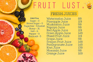 Fruit Lust menu 1