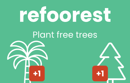 refoorest: plant trees for free small promo image