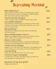 Caffe Tonino menu 2