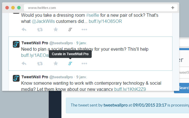 TweetWall Pro - Live Center Tools