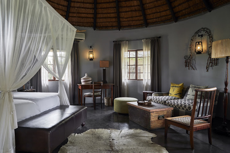 One of the stylish en-suite bungalows at Motswari Private Game Reserve.