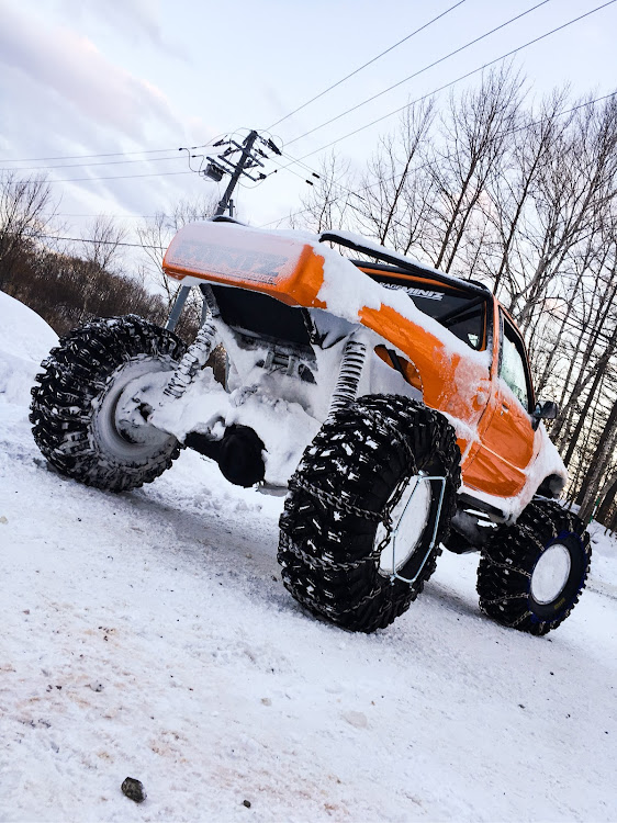 ジムニーシエラの北海道・スノアタ・garageminiz・MINIZに関するカスタム事例の投稿画像1枚目