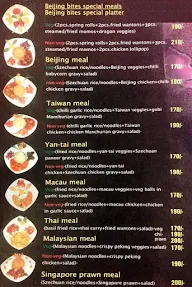 Beijing Bites menu 2