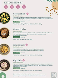 Healthy Mithai Co menu 4