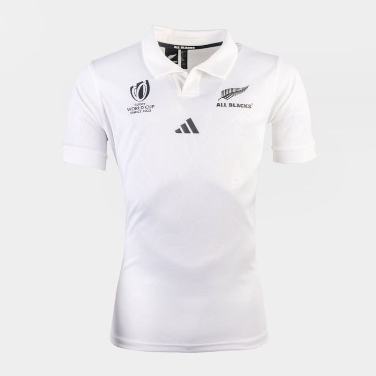 The All Blacks' alternate jersey.