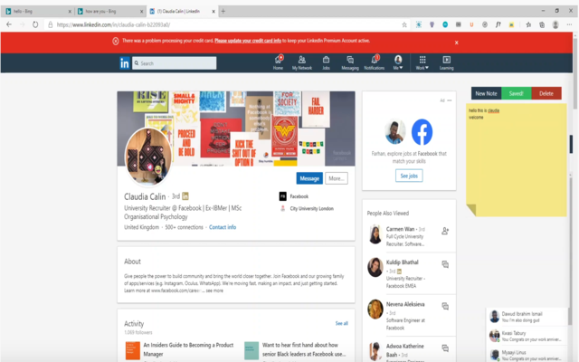 LinkedIn notes Preview image 0