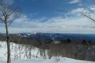 野田ヶ大和り北から鷲ヶ岳など