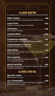 7 Studs Bar and Lounge menu 7