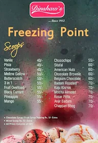 Cafe Freezing Point menu 2