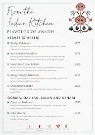 Gourmet Couch By ITC Grand Central menu 1