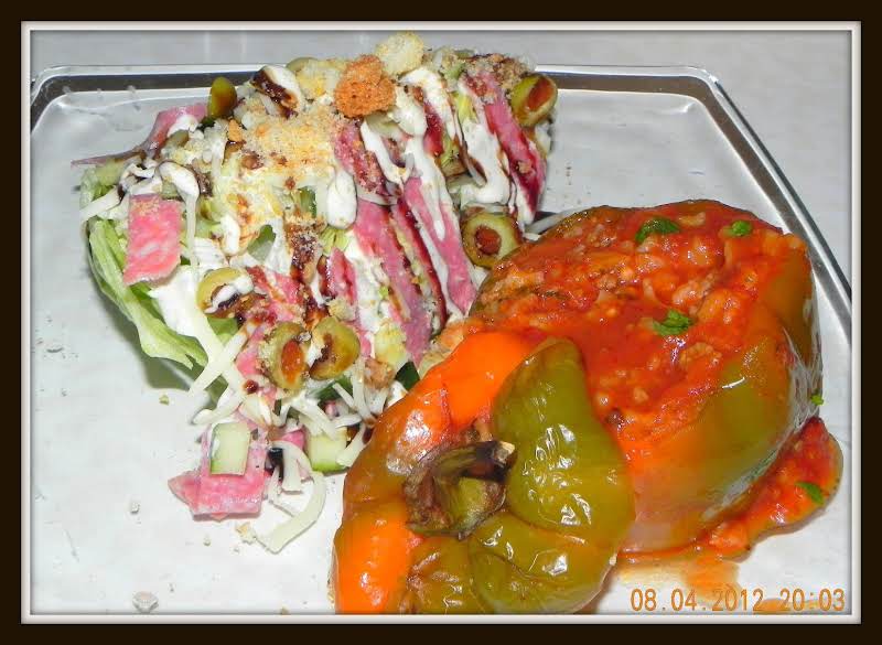 Greek Stuffed Peppers Or Tomatoes