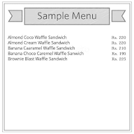 Waffle Belgian Chocolate menu 1