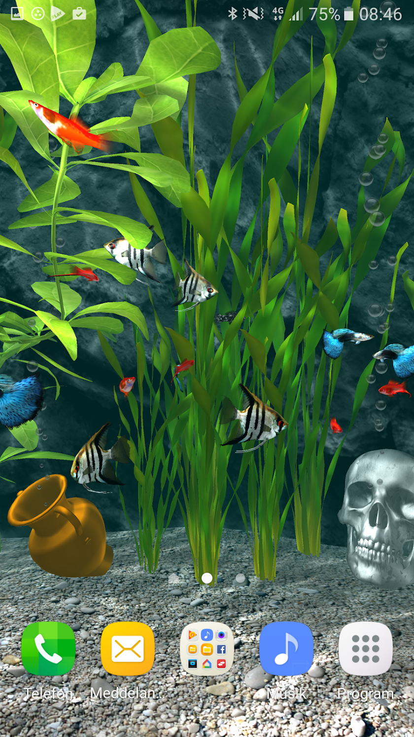 Freshwater Aqu 3D LWP Screen 1
