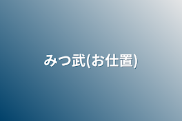 みつ武(お仕置)