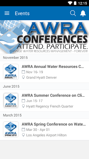 AWRA Conferences