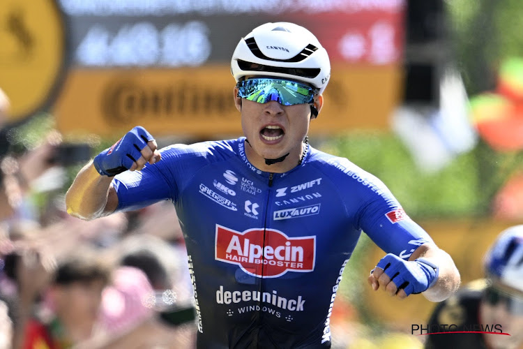 Jasper Philipsen pakt de dagzege in de Tour de France, maar een andere spurter was nog net iets sneller