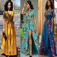 Kitenge Long Gown Design  Fashion Styles