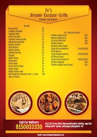 Zu's Doner Kebaps menu 3