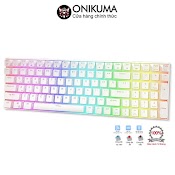 Onikuma Rk100 Rgb Hotswap Bàn Phím Cơ Bluetooth Royal Kludge Rk84 100/84 104 Phím Kết Nối 3 Chế Độ Có Dây/Receiver 2.4G