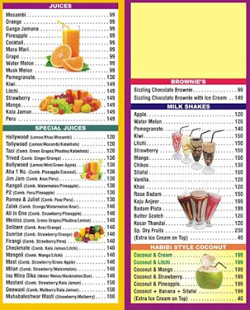 Munchiess Bakers & Waffers menu 