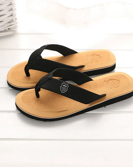 Summer Men Flip Flops Simple Home Indoor Beach Sandals Hi... - 0