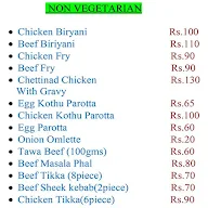 Roshan's Khana Khazana menu 2