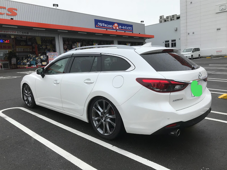 アテンザワゴンのオートバックス・買い出し・女性オーナーさんに関するカスタム事例の投稿画像1枚目