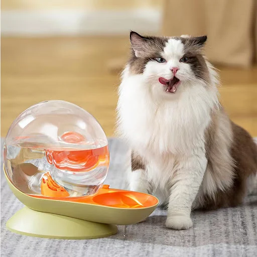 2.8L Dog Cat Snails Bubble Automatic Cat Water Bowl Fountain For Pets Water Dispenser Large Cat Dog Drink with Filter El