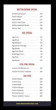 The Zoom Kitchen menu 3