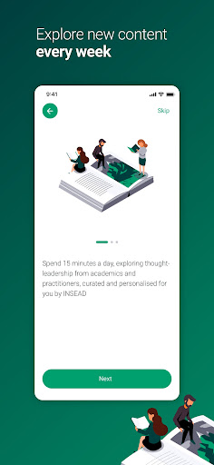 Screenshot INSEAD Learning Hub